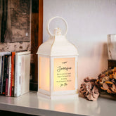 Personalised Love Anniversary Valentines Lamp Lantern Night Light Gift